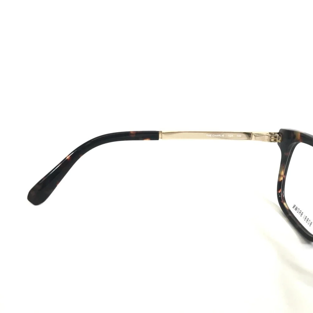 Bobbi Brown Eyeglasses Frames THE CHARLIE 1QA Tortoise Gold Thick Rim 51-17-140